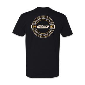 Eibach Men's Black T-Shirt - 1987 Circle